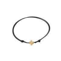 Moda criar pulseiras de fio de cera, with liga de zinco, cromado de cor dourada, Ajustável & joias de moda & para mulher & com strass, Mais cores pare escolha, 8mm, comprimento 16-25 cm, vendido por PC