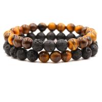 Gemstone Bracelets Natural Stone fashion jewelry & Unisex 190mm Sold By PC