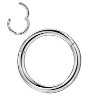 Stainless Steel Nose Piercing Smycken, 316L rostfritt stål, Donut, Unisex & olika storlek för val, ursprungliga färgen, Säljs av PC