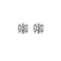 Zircon cubique ( CZ ) goujon boucle, argent sterling 925, normes différentes pour le choix & pavé de micro zircon & pour femme, argent, Vendu par paire