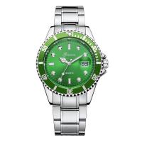 Reloj de Pulsera para Hombre, aleación de zinc, con Vidrio & acero inoxidable 304, sin impermeables & movimiento chino, más colores para la opción, libre de níquel, plomo & cadmio, 40*10mm, Vendido por UD