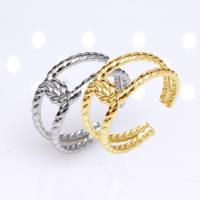 304 Edelstahl Open -Finger-Ring, Modeschmuck & unisex, keine, 9mm, verkauft von PC