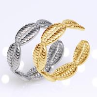 304 Nerūdijantis plienas Atidaryti Finger Ring, Bižuterijos & unisex, daugiau spalvų pasirinkimas, 6mm, Pardavė PC