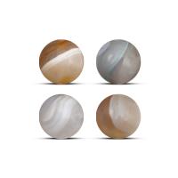 Perles agates, Agate, Rond, poli, DIY, couleurs mélangées, 14x14mm, Environ 22PC/brin, Vendu par brin