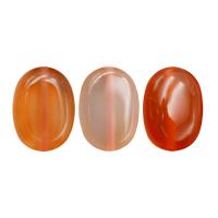 Φυσικά Χάντρες Red Agate, Ωοειδής, γυαλισμένο, DIY, κόκκινος, 12x16x4mm, Περίπου 20PCs/Strand, Sold Με Strand