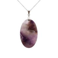 Natürlicher Quarz Anhänger, Amethyst, Unterschiedliche Form zur Auswahl & für Frau, keine, 28x48mm, verkauft von PC