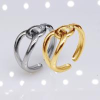 304 Stainless Steel Open Finger Ring Vacuum Ion Plating fashion jewelry & for man 10mm Sold By PC