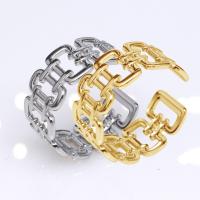 304 Edelstahl Open -Finger-Ring, Modeschmuck & für Frau, keine, 9mm, verkauft von PC