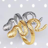 304 rostfritt stål Öppen finger ring, Snake, mode smycken & Unisex, fler färger för val, 30mm, Säljs av PC