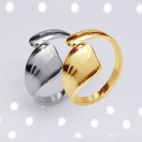 304 Stainless Steel Open Finger Ring Vacuum Ion Plating fashion jewelry & for woman 18mm Sold By PC