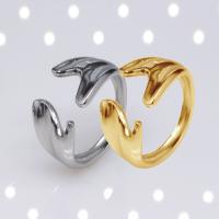 304 Edelstahl Open -Finger-Ring, Modeschmuck & unisex, keine, 11mm, verkauft von PC