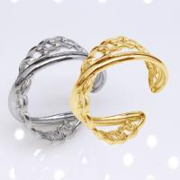 304 Stainless Steel Open Finger Ring Vacuum Ion Plating fashion jewelry & for man 10mm Sold By PC