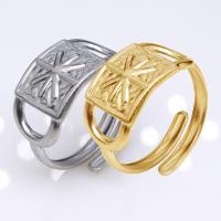 304 roestvrij staal Open Finger Ring, mode sieraden & voor de mens, meer kleuren voor de keuze, 10mm, Verkocht door PC