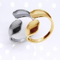 304 rozsdamentes acél Nyílt Finger Ring, divat ékszerek & egynemű, több színt a választás, 24mm, Által értékesített PC