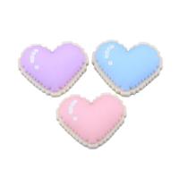 Mobile Phone DIY Decoration Resin Heart epoxy gel enamel Sold By Bag