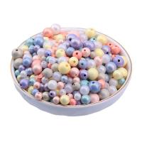 Miracle Acrylic Beads Round DIY mixed colors Sold By Bag