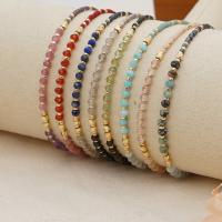 Seedbead Βραχιόλι, με Agate, Ρυθμιζόμενο & κοσμήματα μόδας & για τη γυναίκα, περισσότερα χρώματα για την επιλογή, νικέλιο, μόλυβδο και κάδμιο ελεύθεροι, Μήκος Περίπου 11.02 inch, Sold Με PC