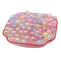 Miracle Acrylic Beads Round DIY & no hole mixed colors Sold By Bag