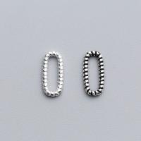 925 Sterling Zilver Linking Ring, DIY, meer kleuren voor de keuze, 10.50x4.50x1.20mm, Verkocht door PC