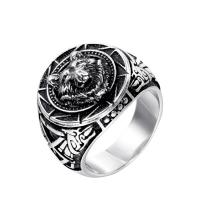 Titanium Steel Finger Ring & blacken original color 20mm Sold By PC