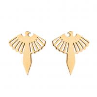 Stainless Steel Stud Earrings 304 Stainless Steel Bird Vacuum Ion Plating fashion jewelry & for woman Sold By Pair