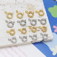 Brass Spring Ring Κούμπωμα, Ορείχαλκος, επιχρυσωμένο, DIY & διαφορετικό μέγεθος για την επιλογή, περισσότερα χρώματα για την επιλογή, νικέλιο, μόλυβδο και κάδμιο ελεύθεροι, Sold Με PC