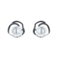 Brinco de prata esterlina jóias, 925 de prata esterlina, polido, joias de moda & para mulher, 13mm, vendido por par