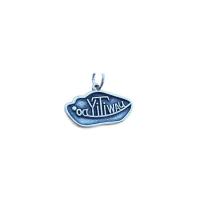 Pendentif en argent Sterling 925, poli, 16mm, Vendu par PC