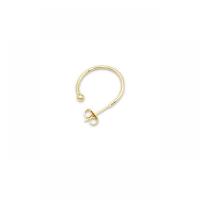 Brass Stud Earring 18K gold plated & for woman Sold By Pair