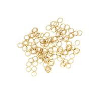 Messing Open sprong Ring, Donut, 18K verguld, DIY & verschillende grootte voor keus, 100pC's/Bag, Verkocht door Bag