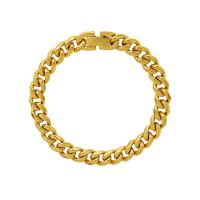 Bracelet d'acier titane, pour femme, plus de couleurs à choisir, 8mm, Longueur Environ 18 cm, Vendu par PC