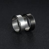 Titantium Steel Finger Ring, Titanium Steel, csiszolt, divat ékszerek & különböző méretű a választás & az ember, több színt a választás, 8x2mm, Által értékesített PC