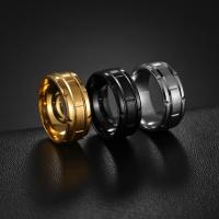 Titanium Steel Finger Ring fashion jewelry & for man Sold By PC