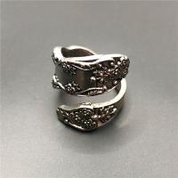 Zinklegierung Manschette Fingerring, Modeschmuck & für Frau, frei von Nickel, Blei & Kadmium, 22mm, verkauft von PC