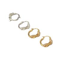 Ottone Leverback Orecchini, placcato, Micro spianare cubic zirconia & per la donna, nessuno, 20mm, Venduto da coppia