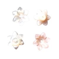 ヘアスティック所見, ホワイトリップシェル, 花形, 彫刻, ホワイト, 10mm, 売り手 パソコン