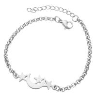 Stainless Steel Jewelry Bracelet 304 Stainless Steel Vacuum Ion Plating fashion jewelry & for woman Sold By PC