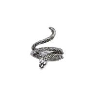 Zinc Alloy fingerring, Snake, mode smykker & Unisex, nikkel, bly & cadmium fri, 17mm, Solgt af PC