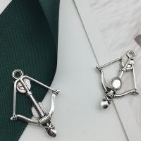 Zinc Alloy Pendants antique silver color plated DIY Sold By Lot