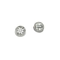 Zink Alloy Smycken Pärlor, Flat Round, antik silver pläterad, DIY, 9x9mm, 200PC/Lot, Säljs av Lot