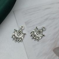 Zinc Alloy Pendants antique silver color plated DIY Sold By Lot