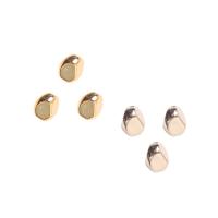 Perles en plastique revêtue de cuivre, plastique revêtu de cuivre, Placage, DIY, plus de couleurs à choisir, 7x6mm, Trou:Environ 2mm, Vendu par PC