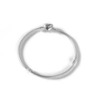 Messing Armbanden, silver plated, verschillende grootte voor keus & voor vrouw, Verkocht door PC