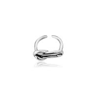 Sterling Silver Jewelry Finger Ring, 925 argento sterlina, Regolabile & per la donna, argento, Misura:14, Venduto da PC