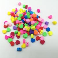 ポリマークレイビーズ, ポリマークレイ, ハート形, DIY, 無色, 10mm, 約 100パソコン/バッグ, 売り手 バッグ