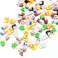 Polimero-Clay-Beads, argilla polimero, DIY, colori misti, 10mm, Appross. 100PC/borsa, Venduto da borsa