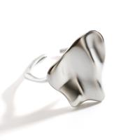 argent sterling 925 Cuff Bague, Placage, Réglable & pour femme, plus de couleurs à choisir, Taille:13, Vendu par PC