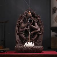 Backflow Incense Burner Porcelain handmade for home and office & durable & multifunctional Sold By PC