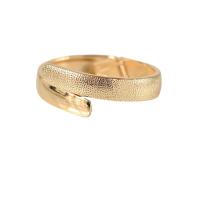 Zinc Alloy Cuff Bangle, guldfarve belagt, mode smykker & for kvinde, gylden, nikkel, bly & cadmium fri, 61x49x21mm, Solgt af PC