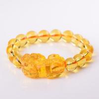 Citrine Bracelet Mythical Wild Animal Unisex yellow Length Approx 6 Inch Sold By PC